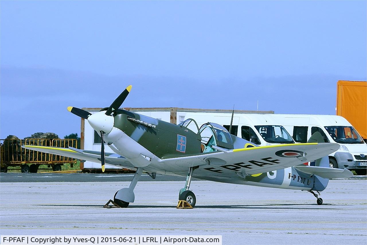 F-PFAF, Supermarine Aircraft Spitfire Mk.26B C/N 80, Supermarine Spitfire Mk.26B Replica, Static display, Lanvéoc-Poulmic Naval Air Base (LFRL) Open day 2015