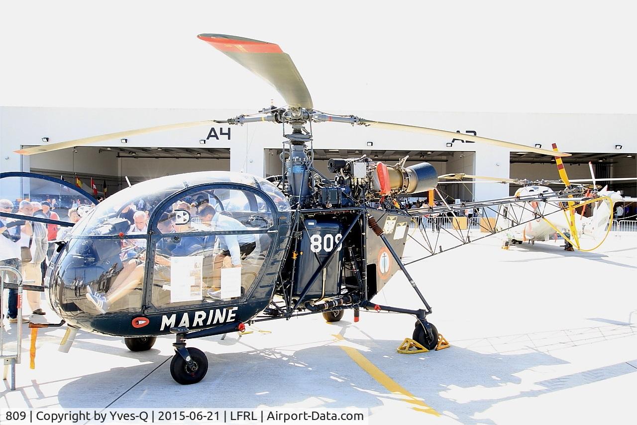809, Sud SE-3130 Alouette II C/N 1809/M367, 809 - Sud SE-3130 Alouette II, Static display, Lanvéoc-Poulmic (LFRL) Open day 2015