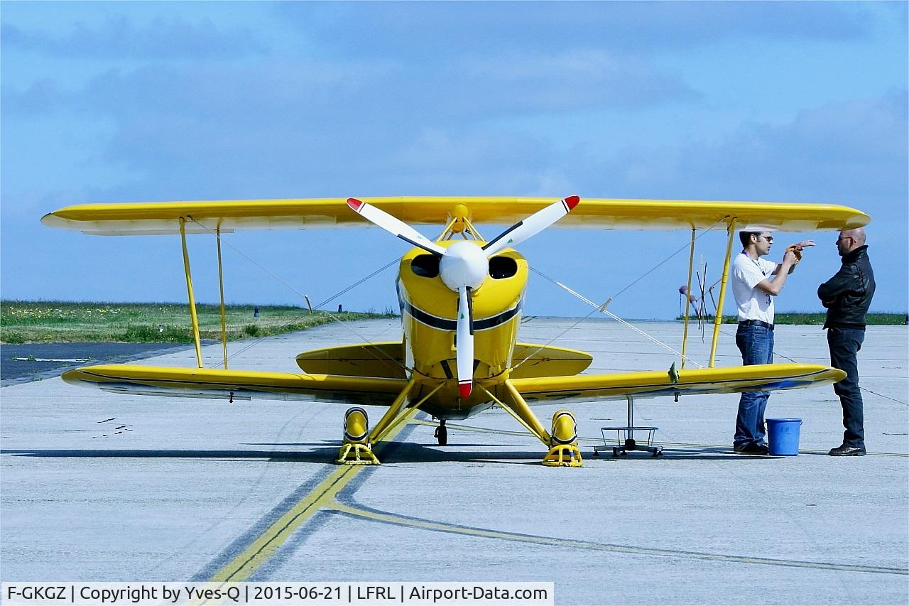 F-GKGZ, 1977 Pitts S-2A Special C/N 2149, Pitts S-2A Special, Static display, Lanvéoc-Poulmic (LFRL) Open day in june 2015
