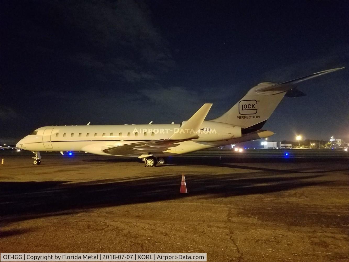 OE-IGG, 2007 Bombardier BD-700-1A10 Global Express XRS C/N 9251, ORL spotting 2018