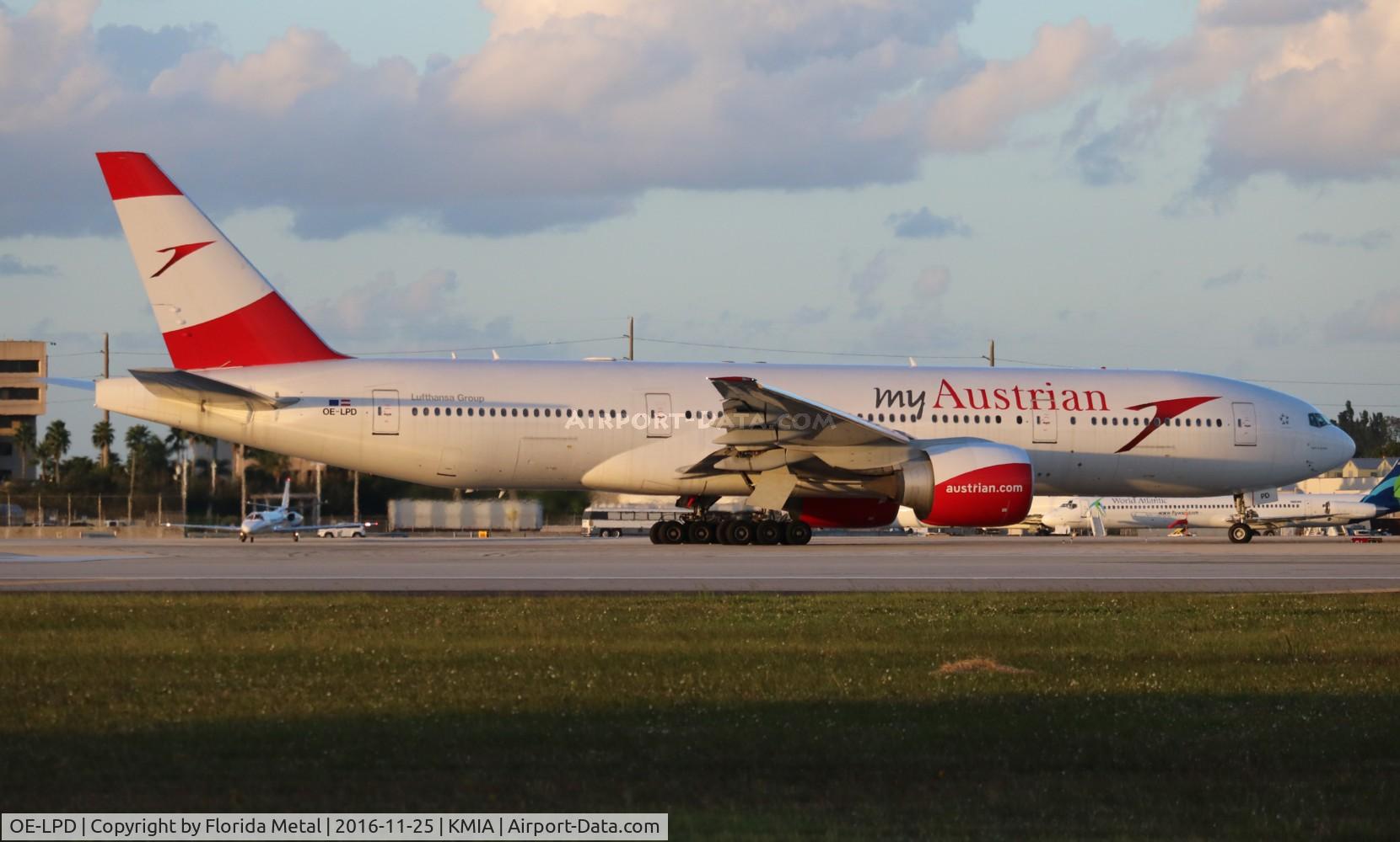 OE-LPD, 2006 Boeing 777-2Z9/ER C/N 35960, MIA spotting 2016