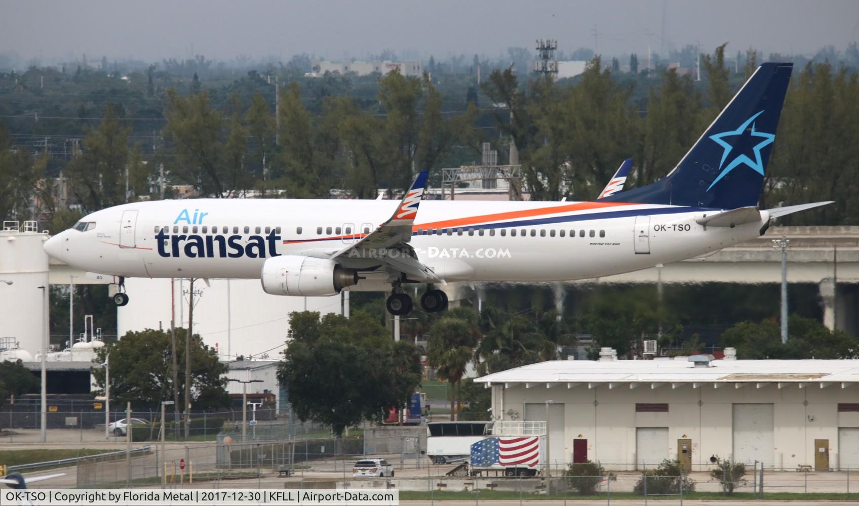 OK-TSO, 2007 Boeing 737-8GQ C/N 35793, FLL spotting 2017