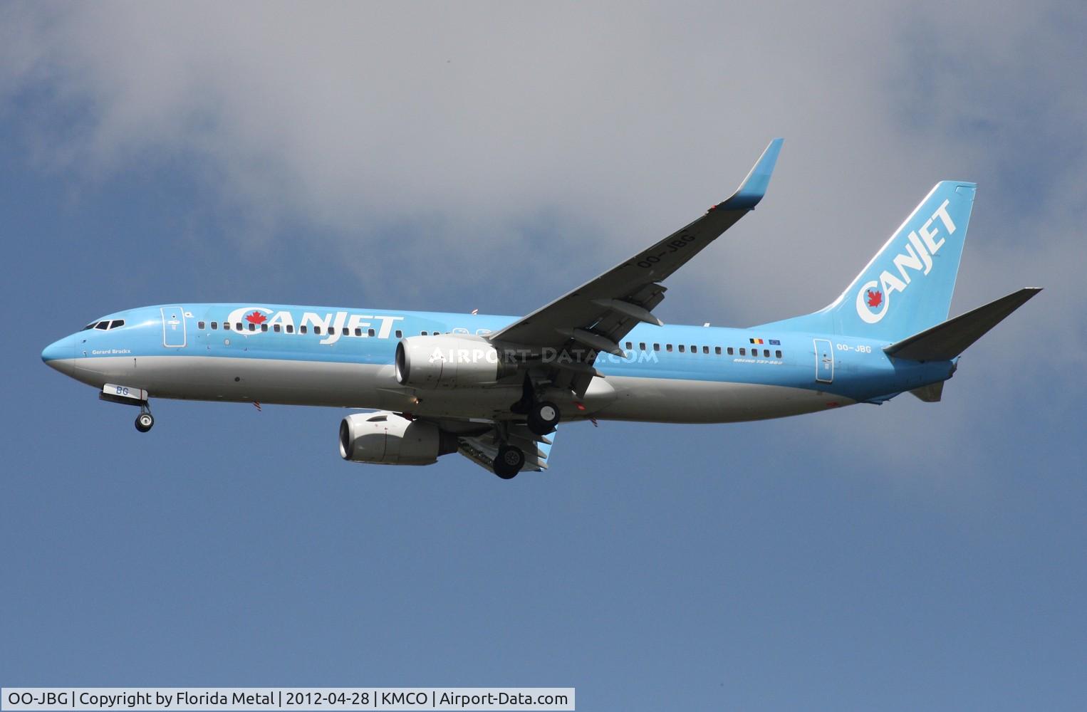 OO-JBG, 2008 Boeing 737-8K5 C/N 35142, MCO spotting 2012
