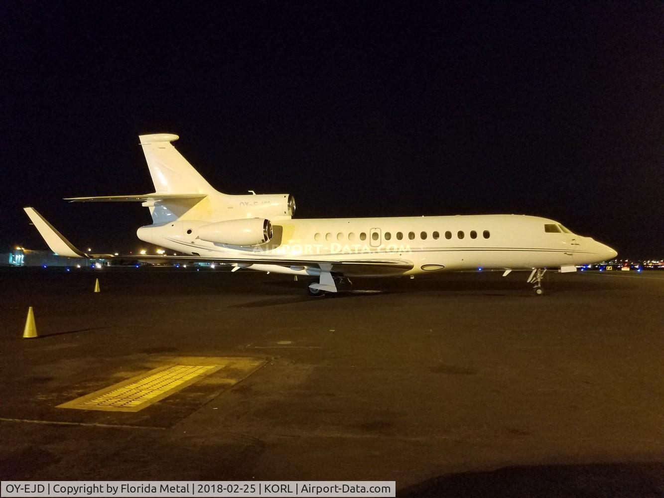 OY-EJD, 2014 Dassault Falcon 7X C/N 236, ORL spotting 2018