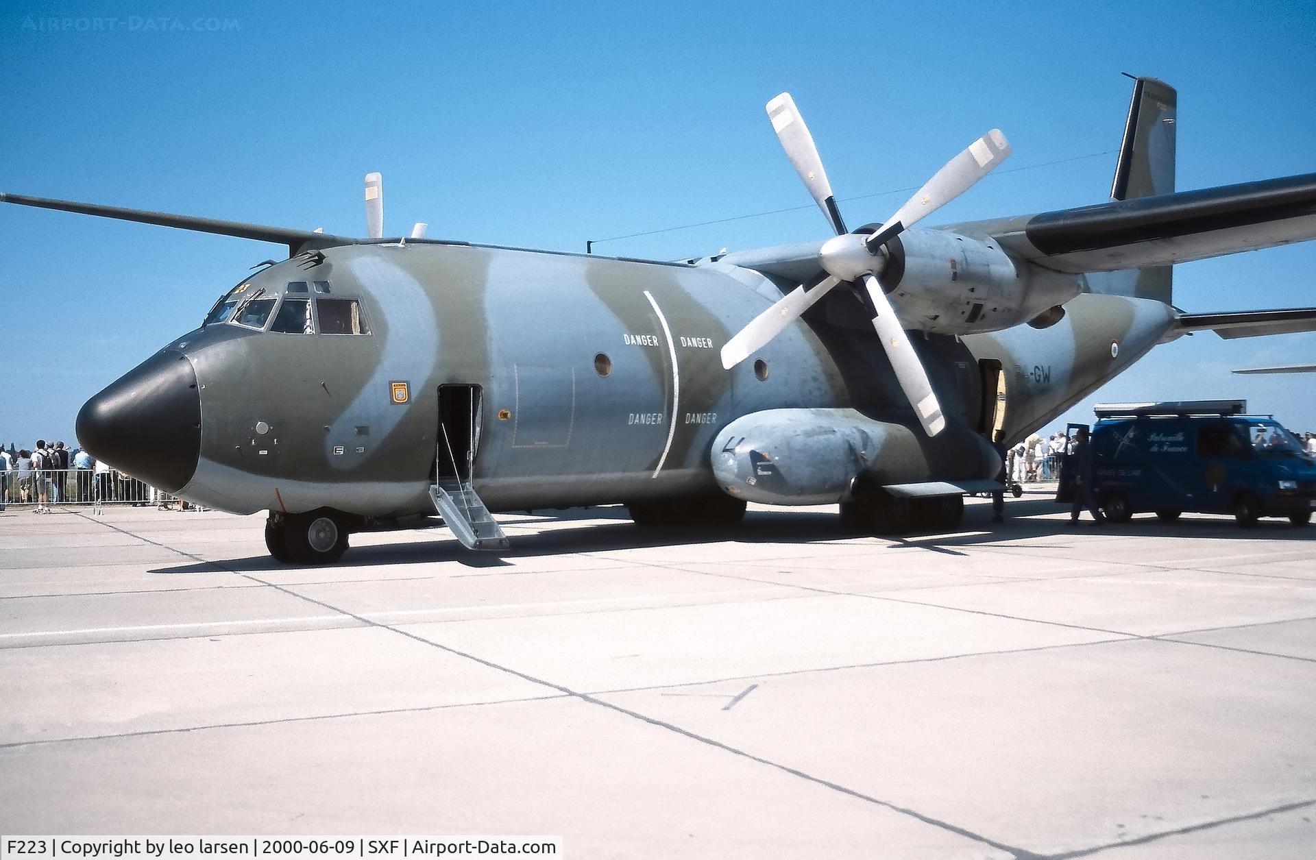 F223, 1985 Transall C-160NG C/N 223, Berlin Air Show 9.6.2000