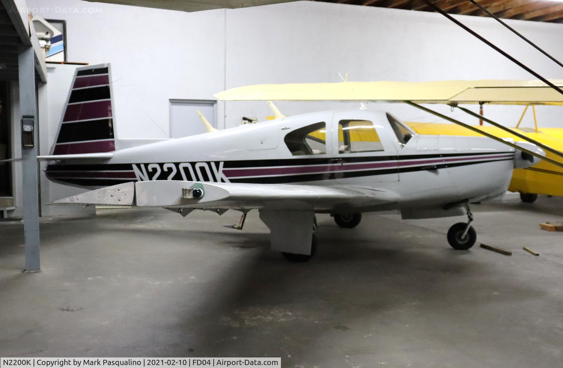 N2200K, 1962 Mooney M20C Ranger C/N 2058, Mooney M20C