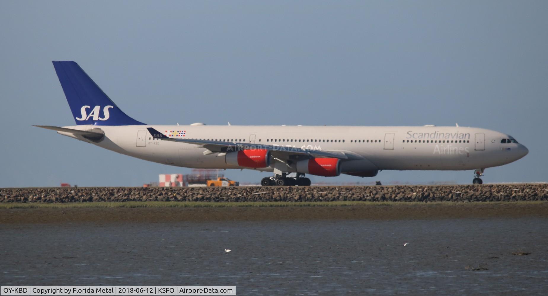 OY-KBD, 2002 Airbus A340-313X C/N 470, SFO spotting 2018