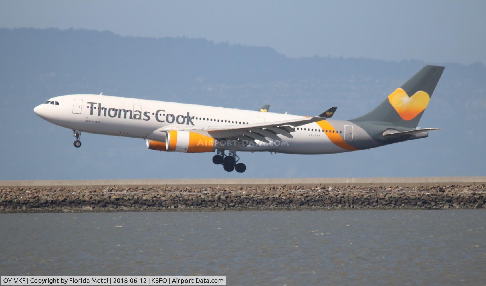 OY-VKF, 1999 Airbus A330-243 C/N 309, SFO spotting 2018