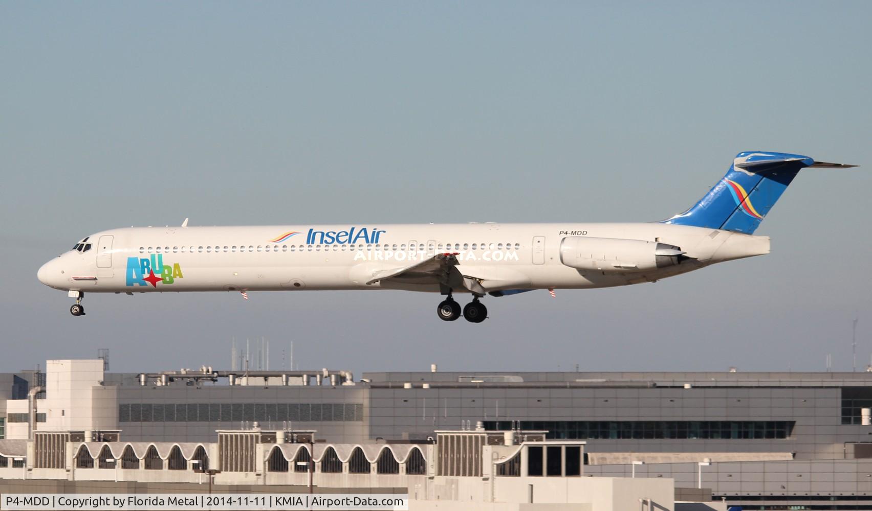 P4-MDD, 1990 McDonnell Douglas MD-82 (DC-9-82) C/N 49972, MIA spotting 2014