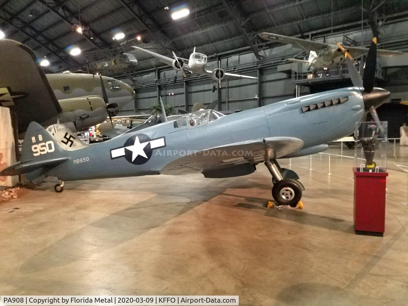 PA908, Supermarine 365 Spitfire PR.XI C/N 6S/417723, USAF Museum 2020
