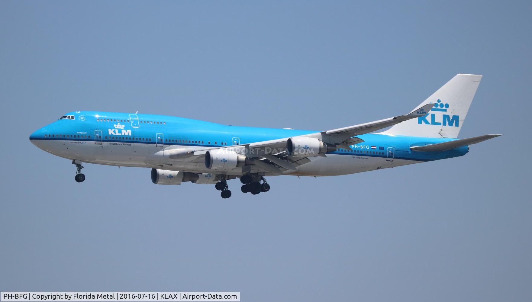 PH-BFG, 1990 Boeing 747-406 C/N 24517, LAX spotting 2016