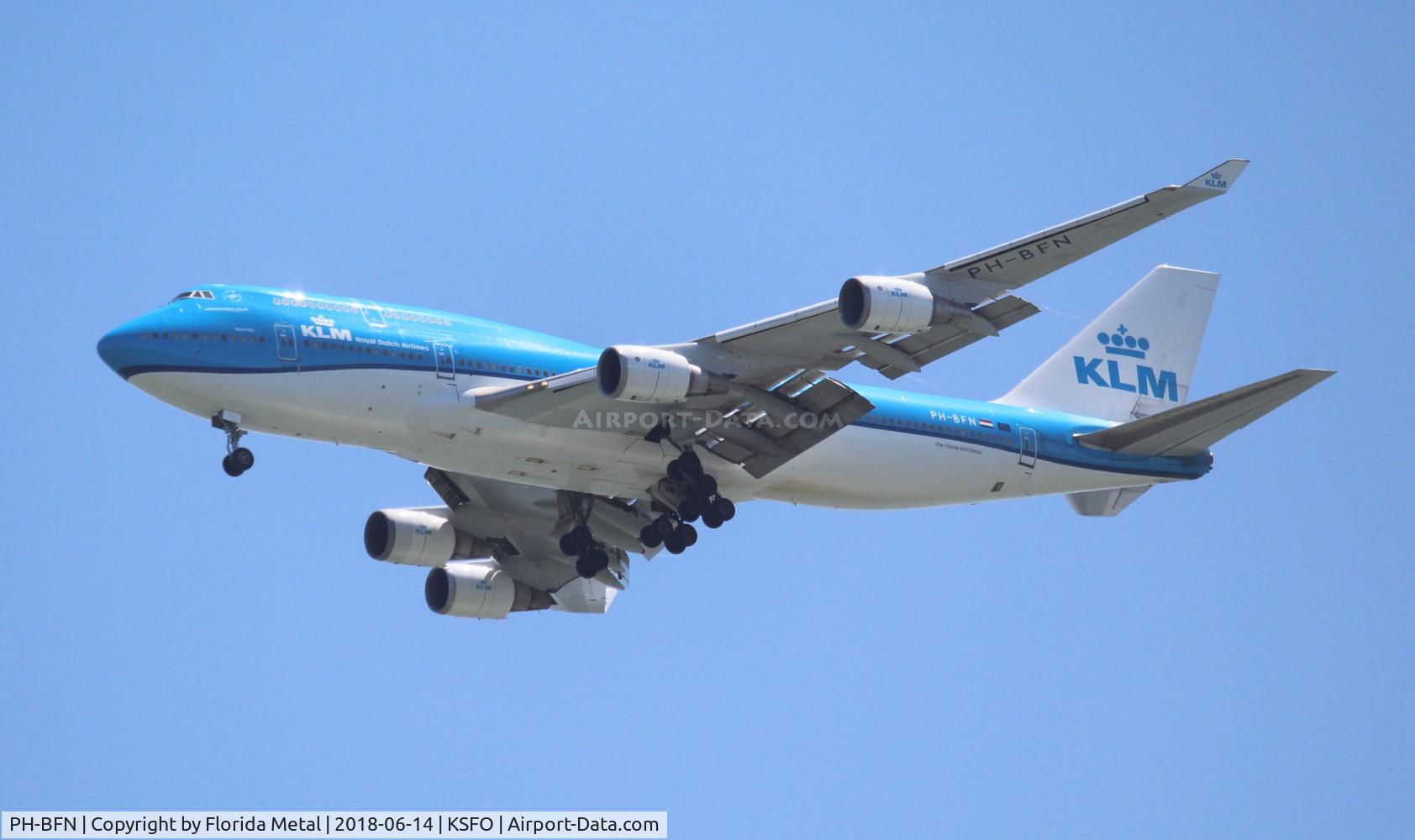 PH-BFN, 1993 Boeing 747-406BC C/N 26372, SFO spotting 2018