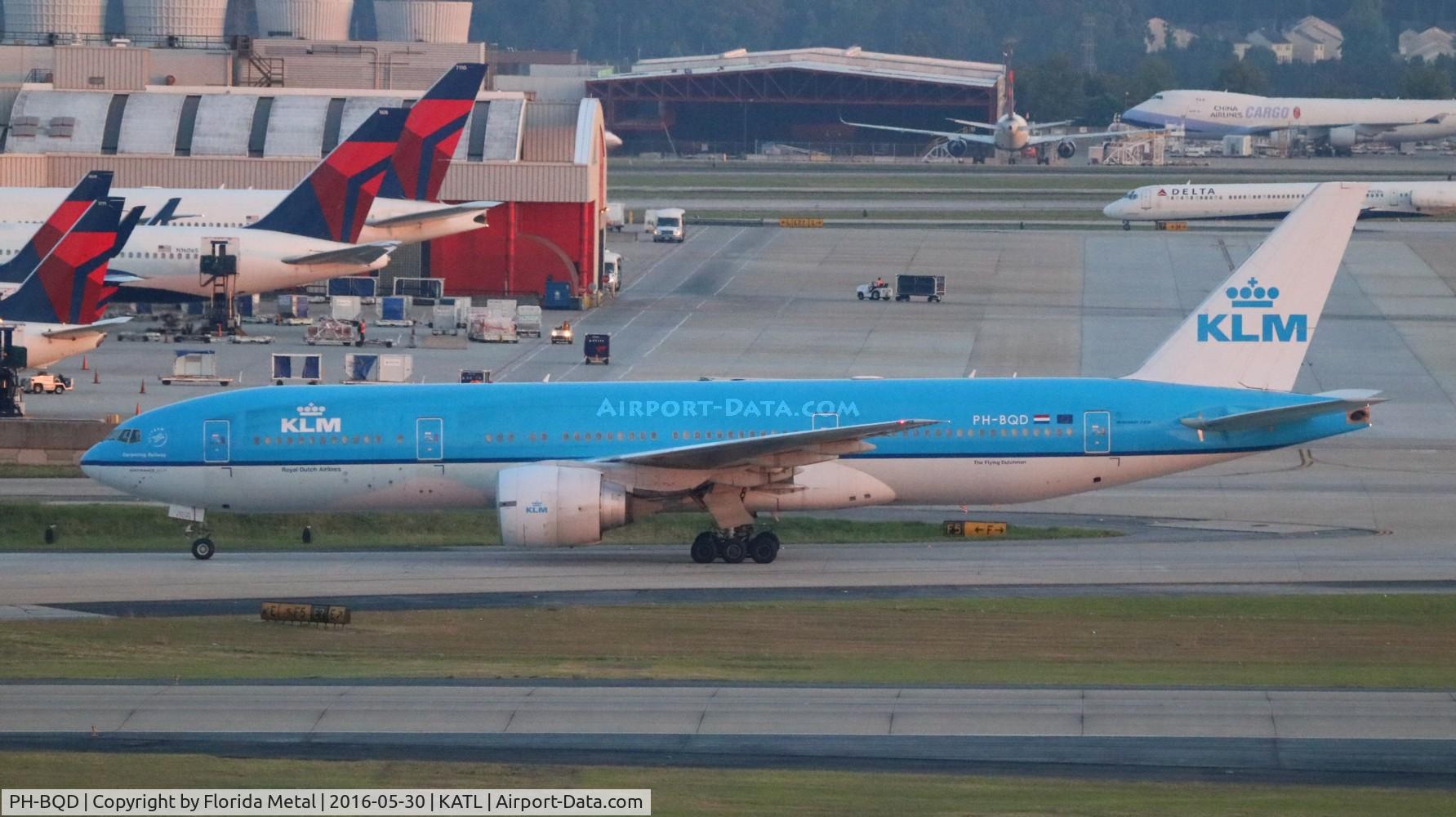 PH-BQD, 2003 Boeing 777-206/ER C/N 33713, ATL spotting 2016