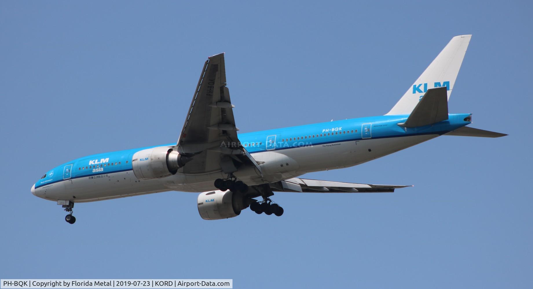 PH-BQK, 2005 Boeing 777-206/ER C/N 29399, ORD spotting 2019