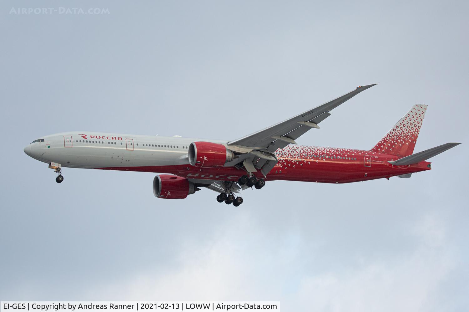 EI-GES, 2005 Boeing 777-31H/ER C/N 32706, Rossiya Boeing 777