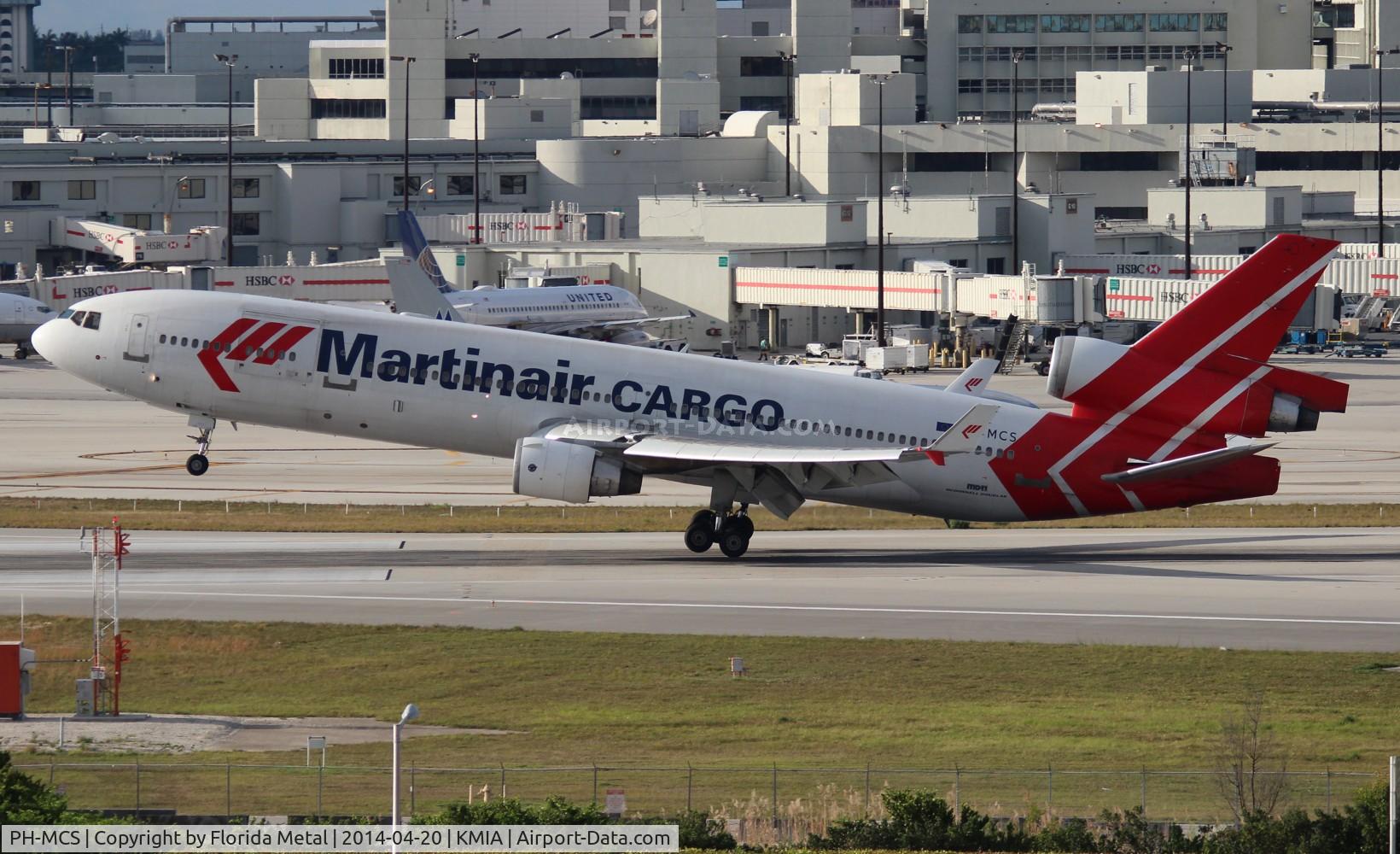 PH-MCS, 1995 McDonnell Douglas MD-11F C/N 48618, MIA spotting 2014