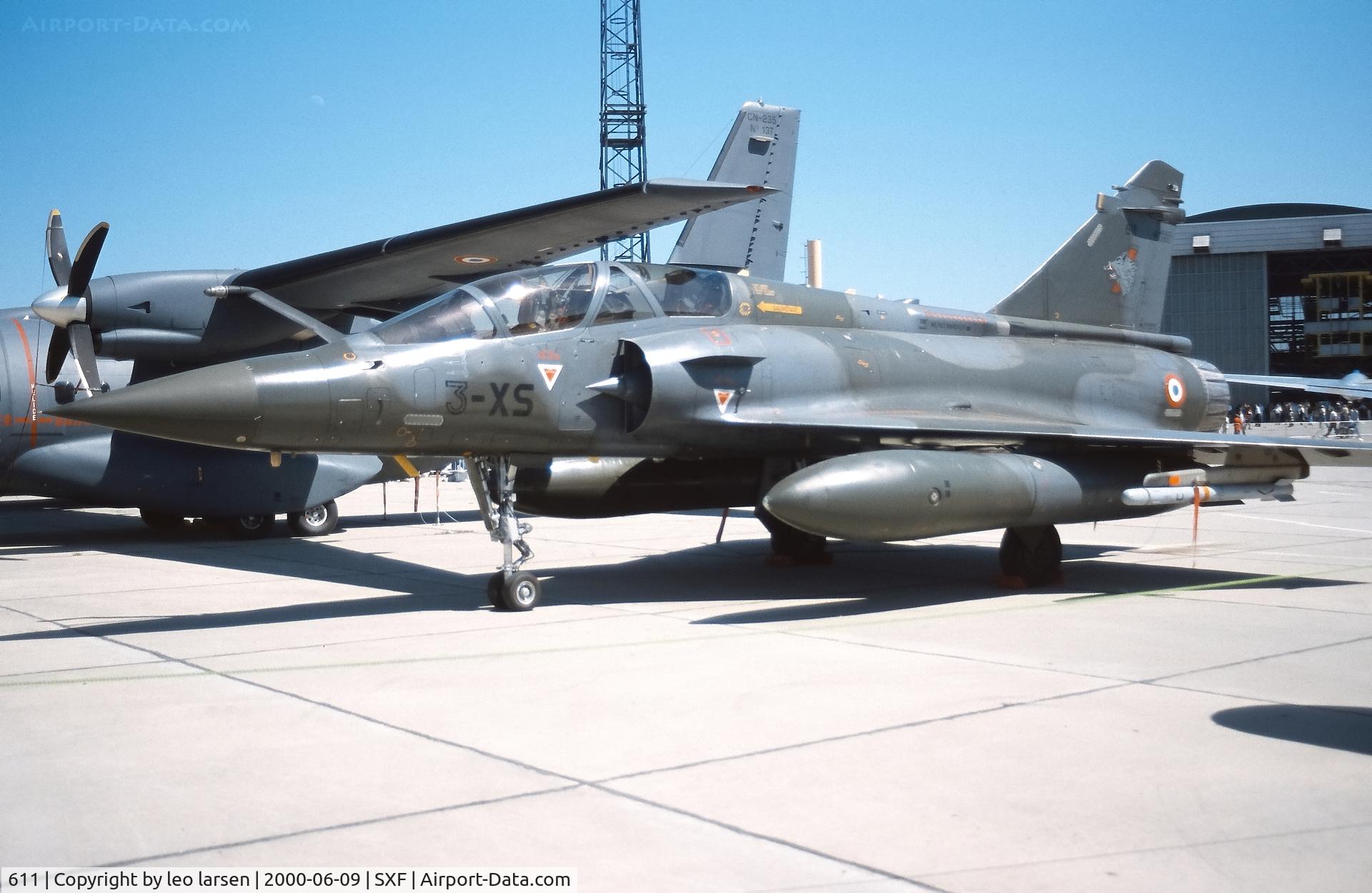 611, Dassault Mirage 2000D C/N 406, Berlin Air Show 9.6.2000
