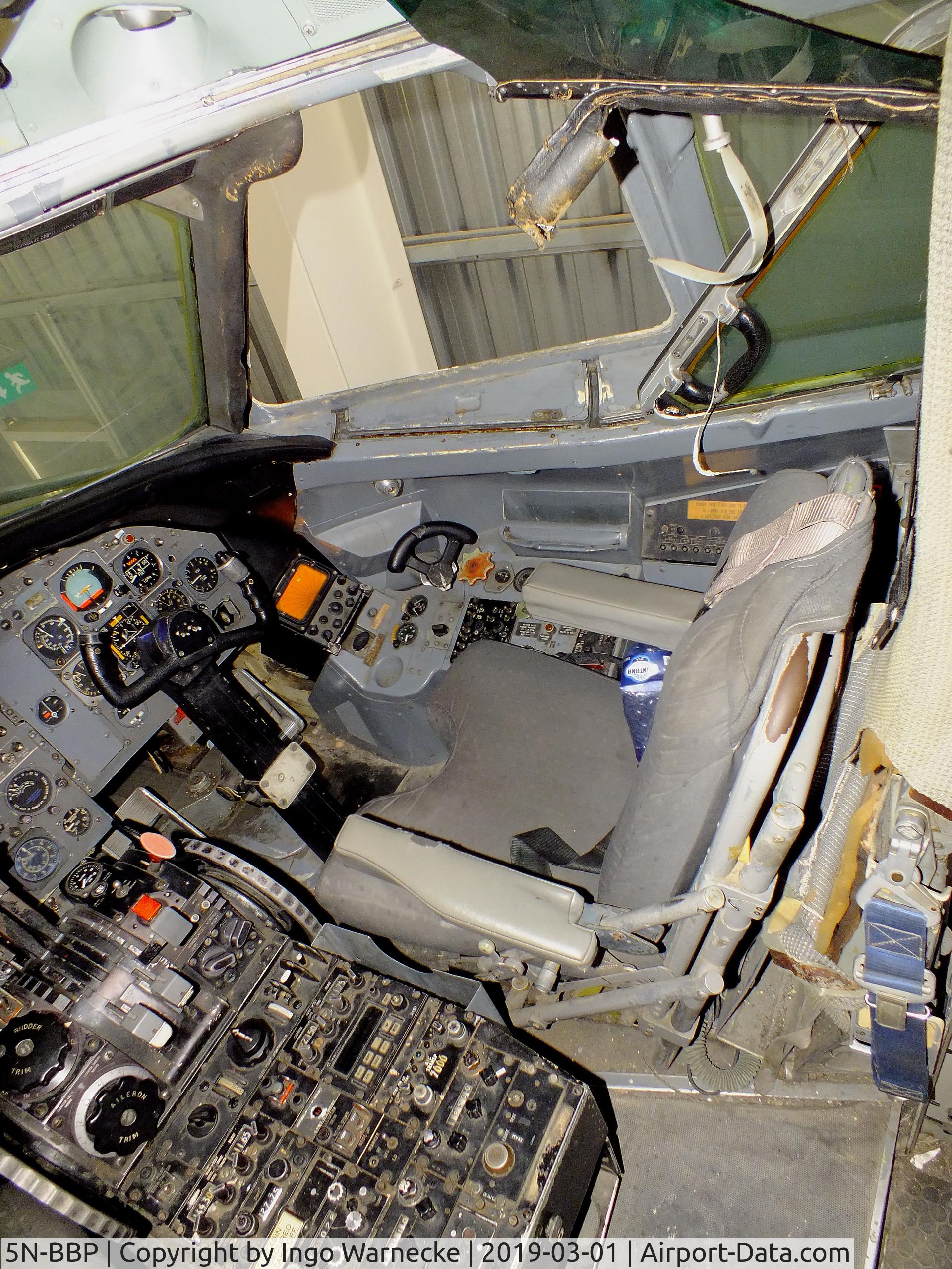 5N-BBP, 1969 BAC 111-518FG One-Eleven C/N BAC.202, BAC 1-11-518FG (cockpit section only) at the Malta Aviation Museum, Ta' Qali  #c