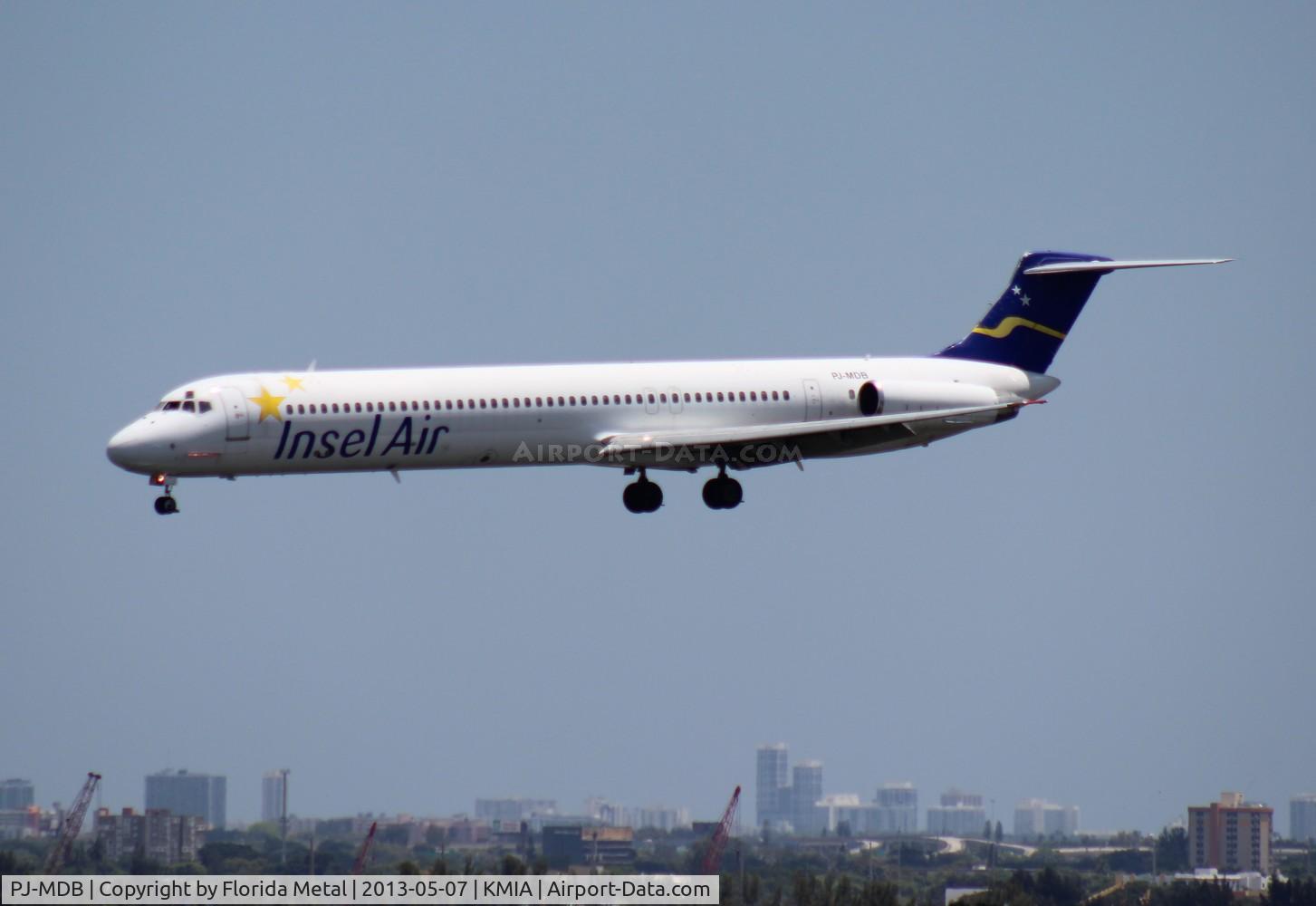 PJ-MDB, 1983 McDonnell Douglas MD-82 (DC-9-82) C/N 48021, MIA spotting 2013