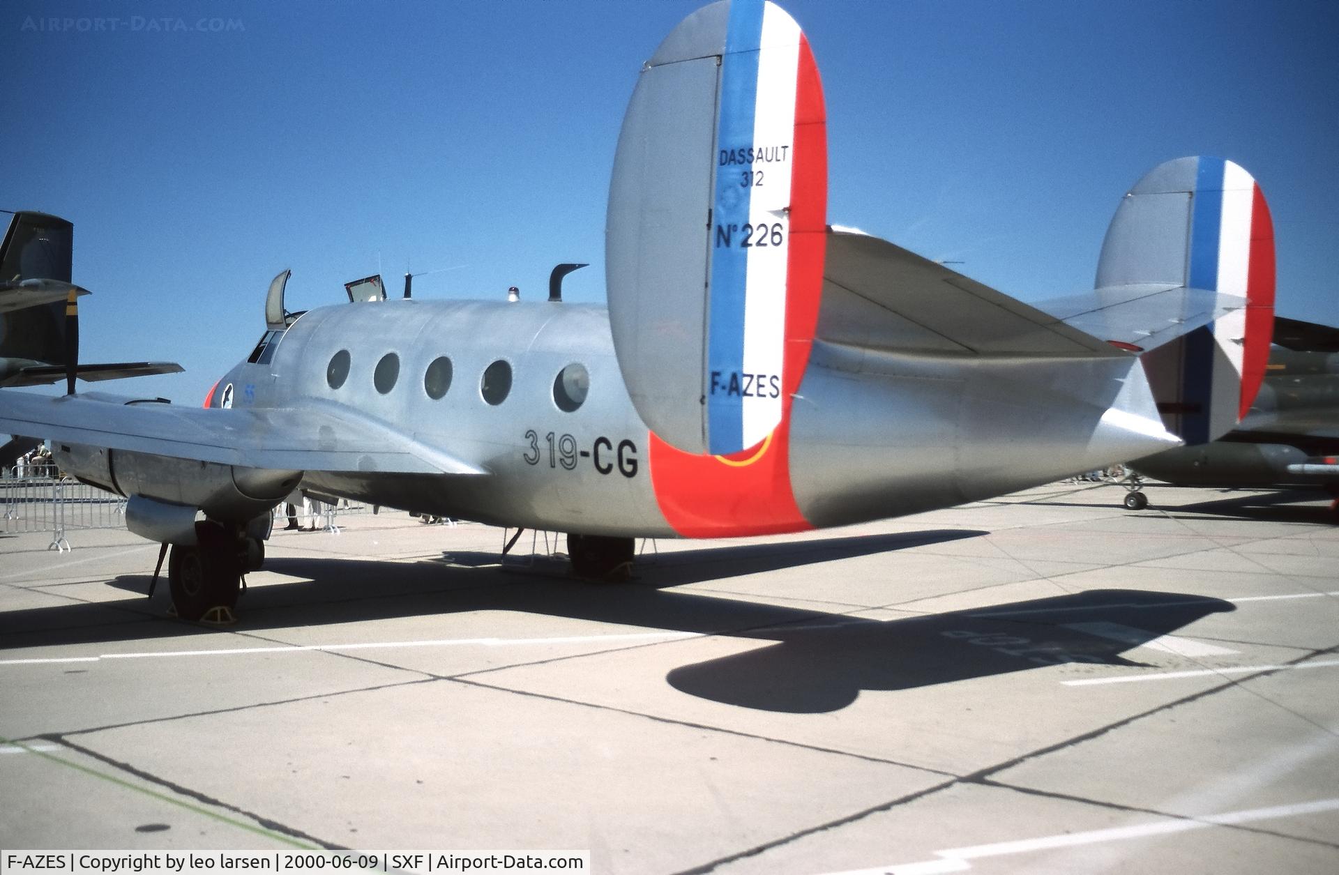 F-AZES, Dassault MD-312 Flamant C/N 226, Berlin Air Show 9.6.2000