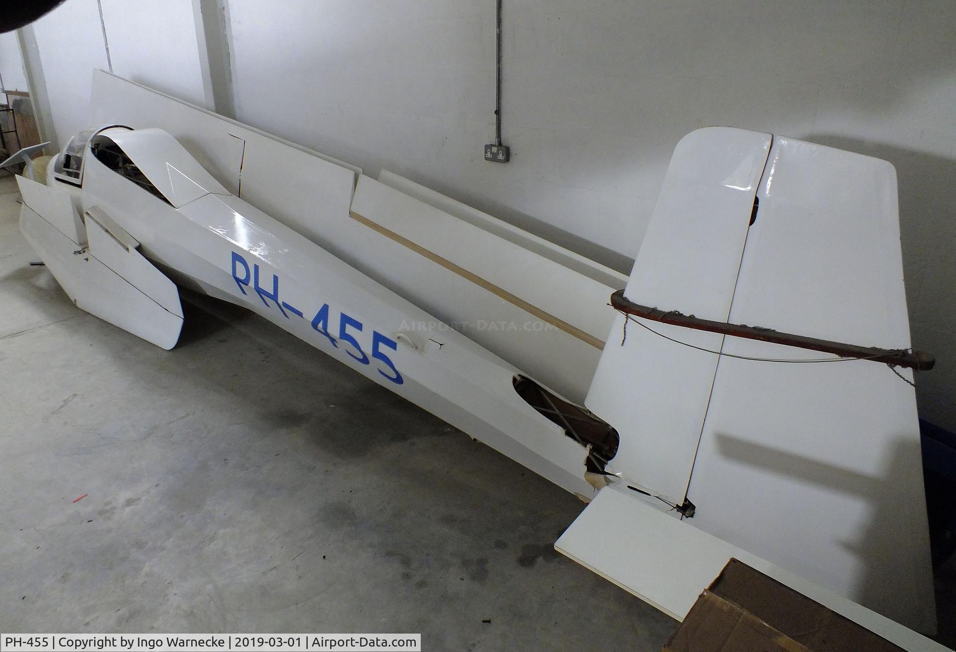 PH-455, Schleicher Ka-8B C/N 8948, Schleicher Ka 8B (wings and tailplane dismounted) at the Malta Aviation Museum, Ta' Qali