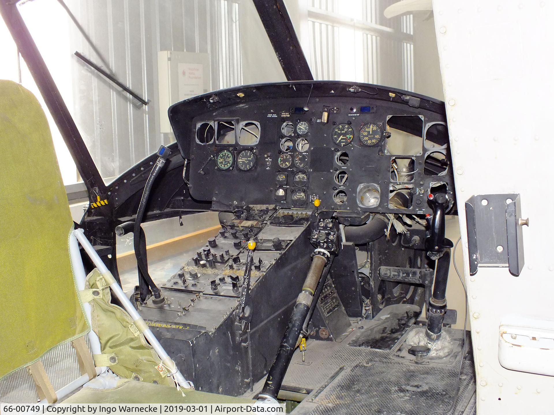 66-00749, 1966 Bell UH-1H Iroquois C/N 5232, Bell UH-1H Iroquois (minus rotors, painted to represent a UH-1D of german borderguards for movie purposes) at the Malta Aviation Museum, Ta' Qali  #c