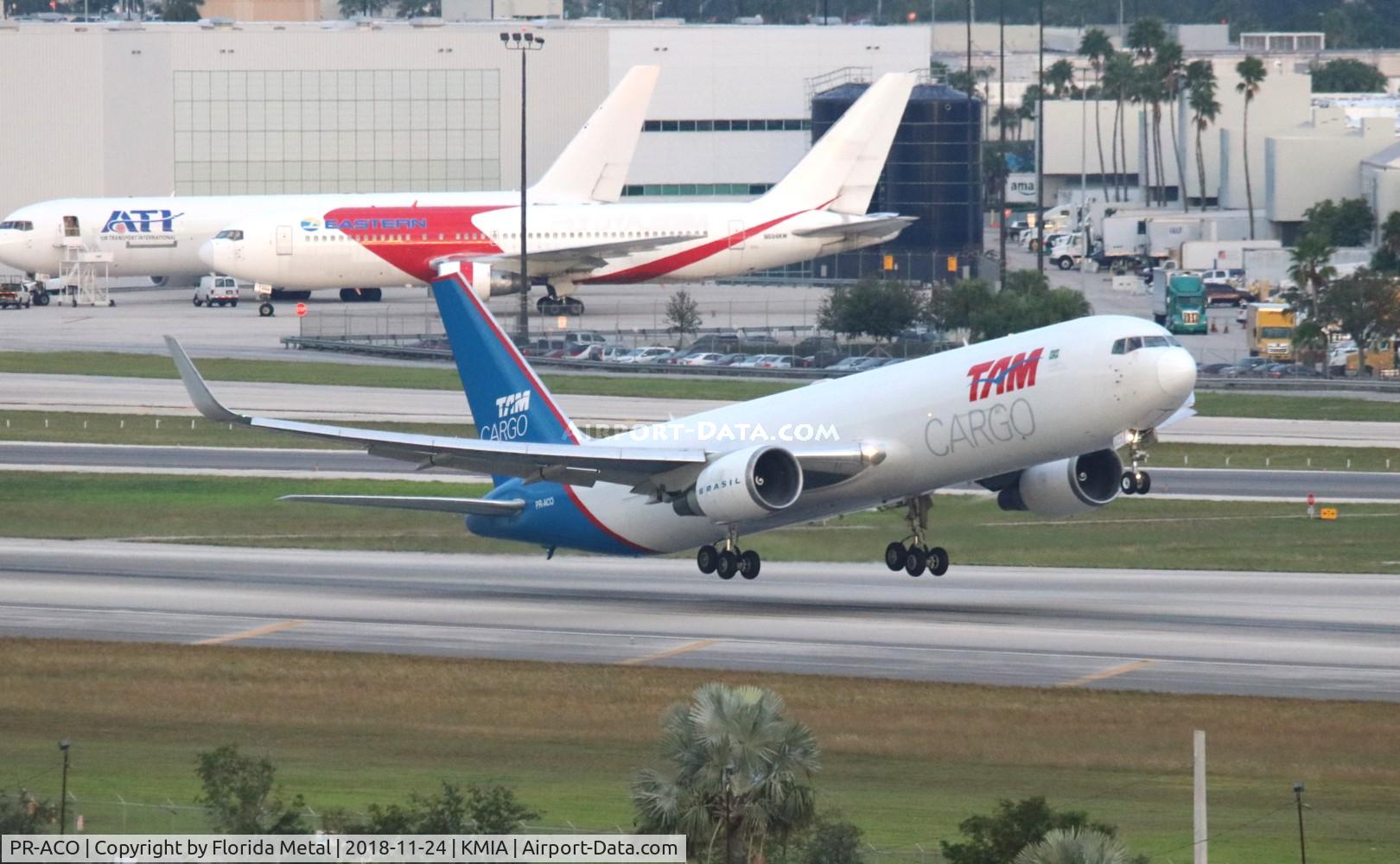 PR-ACO, 2007 Boeing 767-346F C/N 35817, MIA spotting 2018