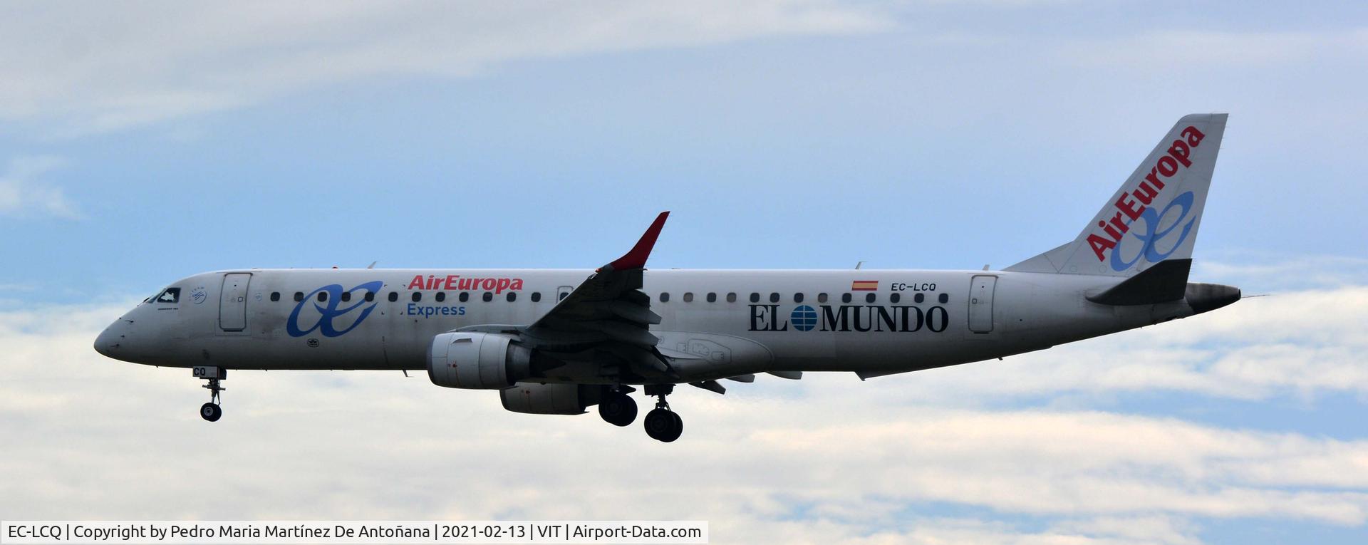 EC-LCQ, 2010 Embraer 195LR (ERJ-190-200LR) C/N 19000303, Aeropuerto de Foronda - Vitoria-Gasteiz - Euskadi - España
