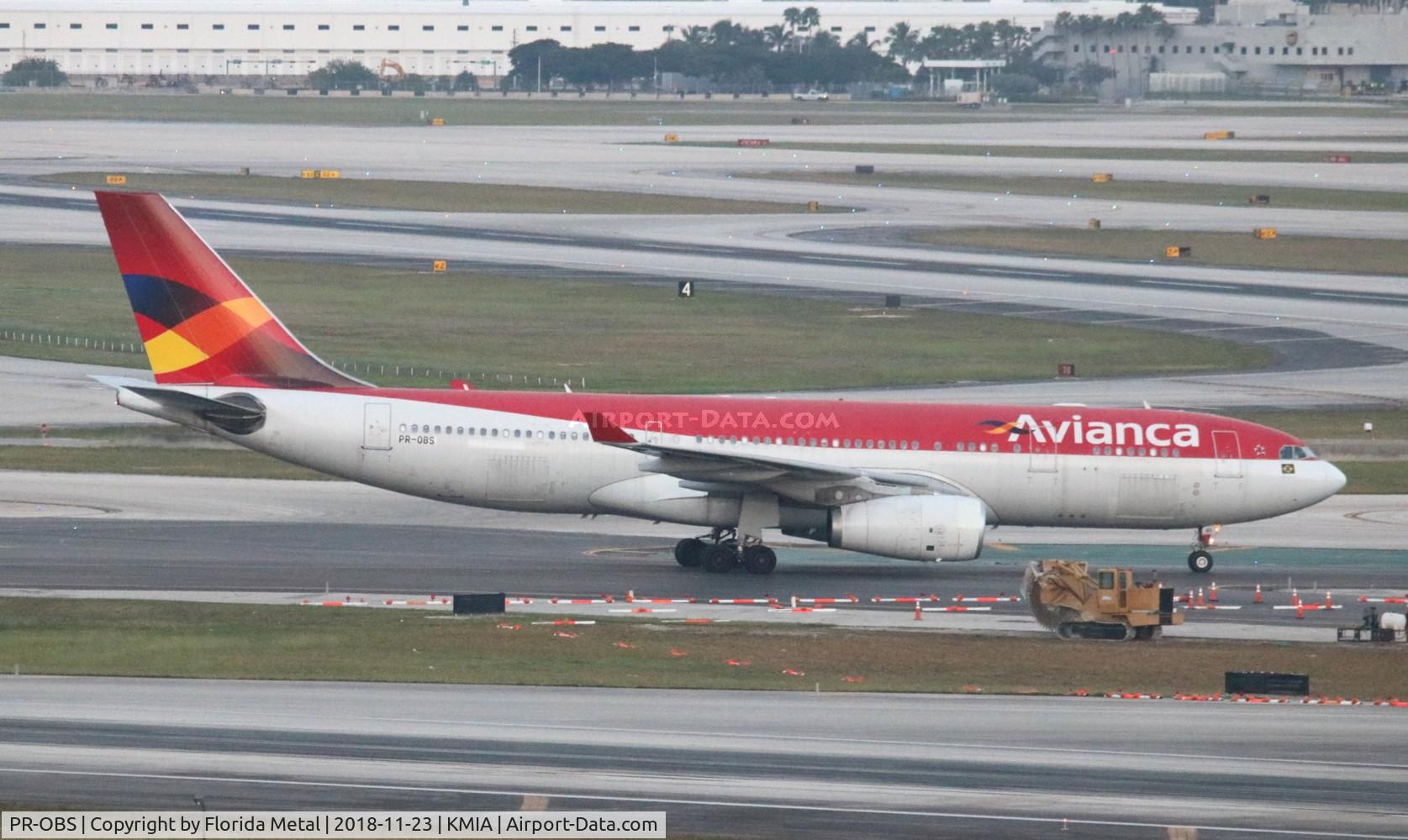PR-OBS, 2011 Airbus A330-243 C/N 1208, MIA spotting 2018