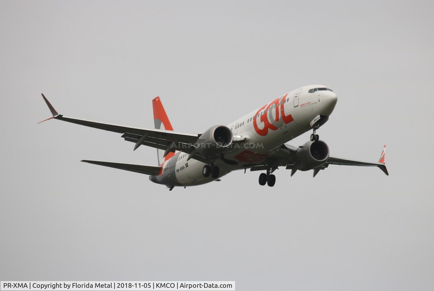 PR-XMA, 2018 Boeing 737-8 MAX C/N 43986, MCO spotting 2018