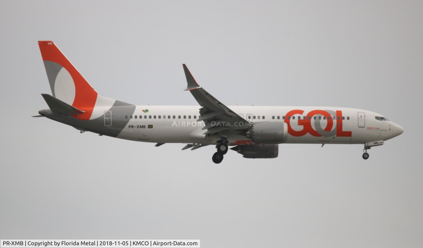 PR-XMB, 2018 Boeing 737-8 MAX C/N 43987, MCO spotting 2018