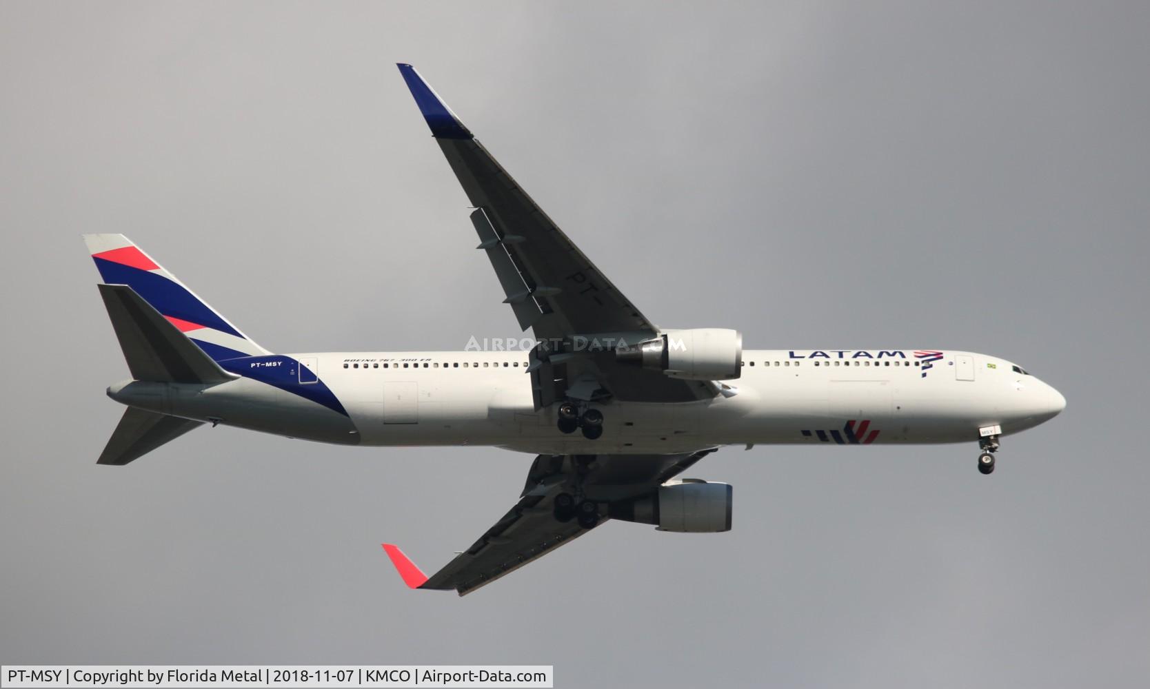 PT-MSY, 2012 Boeing 767-316/ER C/N 42214, MCO spotting 2018