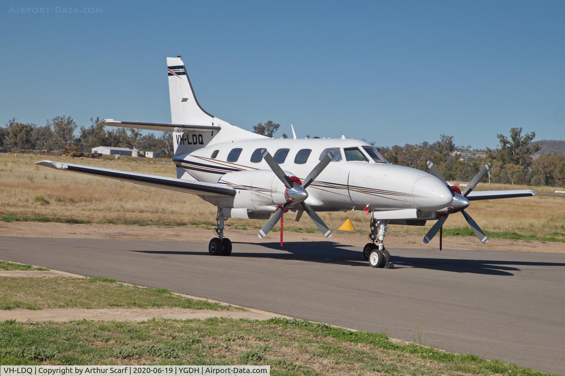 VH-LDQ, 1979 Swearingen SA-226T C/N T326, Gunnedah Airport NSW June 2020