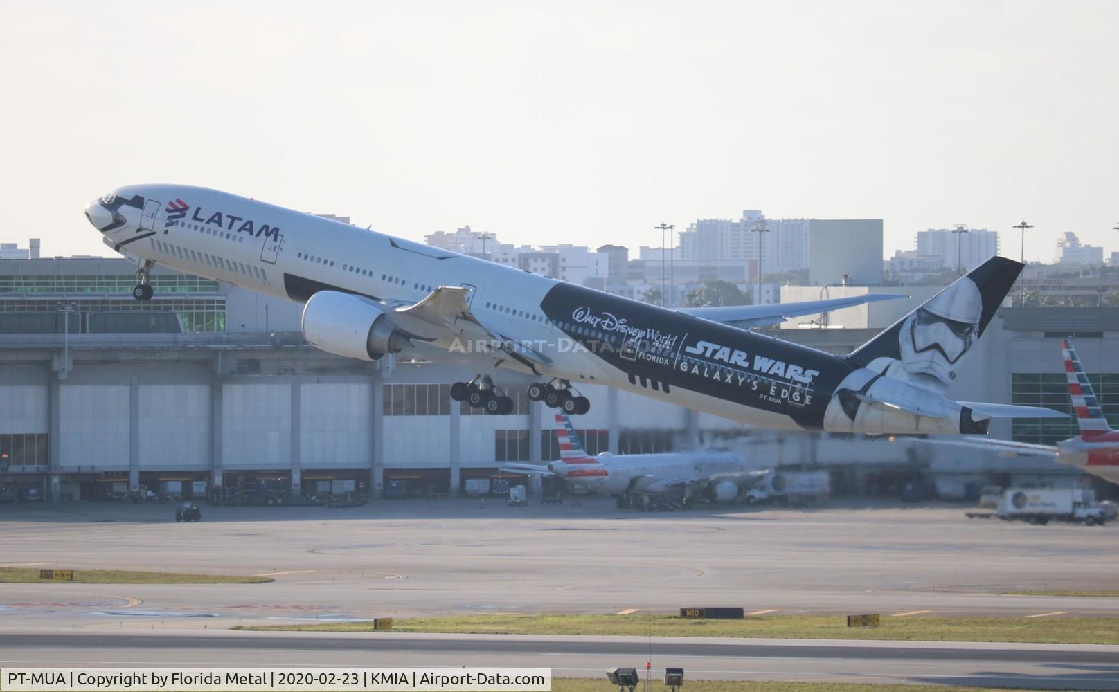 PT-MUA, 2008 Boeing 777-32W/ER C/N 37664, MIA spotting 2020