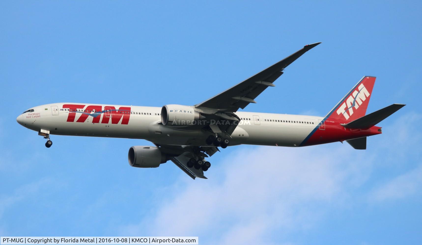 PT-MUG, 2012 Boeing 777-32W/ER C/N 38888, MCO spotting 2016