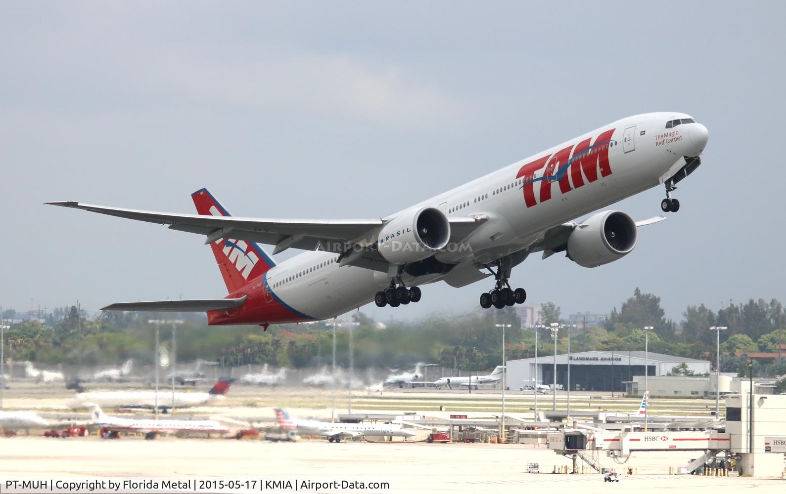PT-MUH, 2012 Boeing 777-32W/ER C/N 38889, MIA spotting 2015