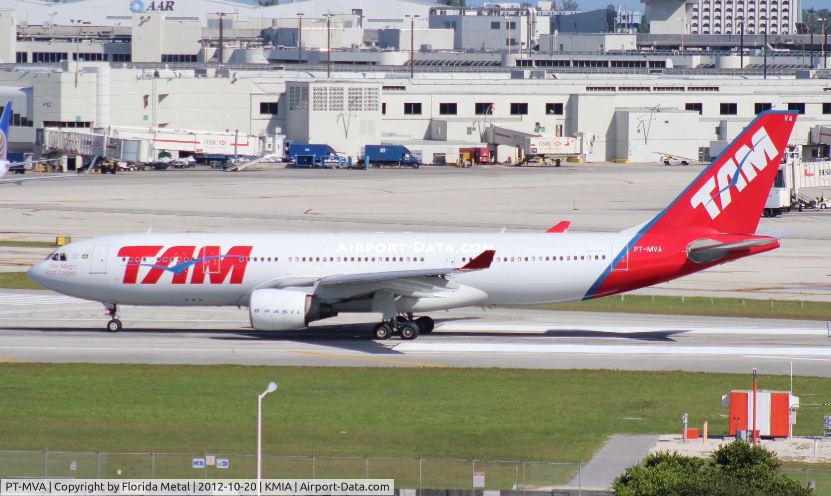 PT-MVA, 1998 Airbus A330-223 C/N 232, MIA spotting 2012