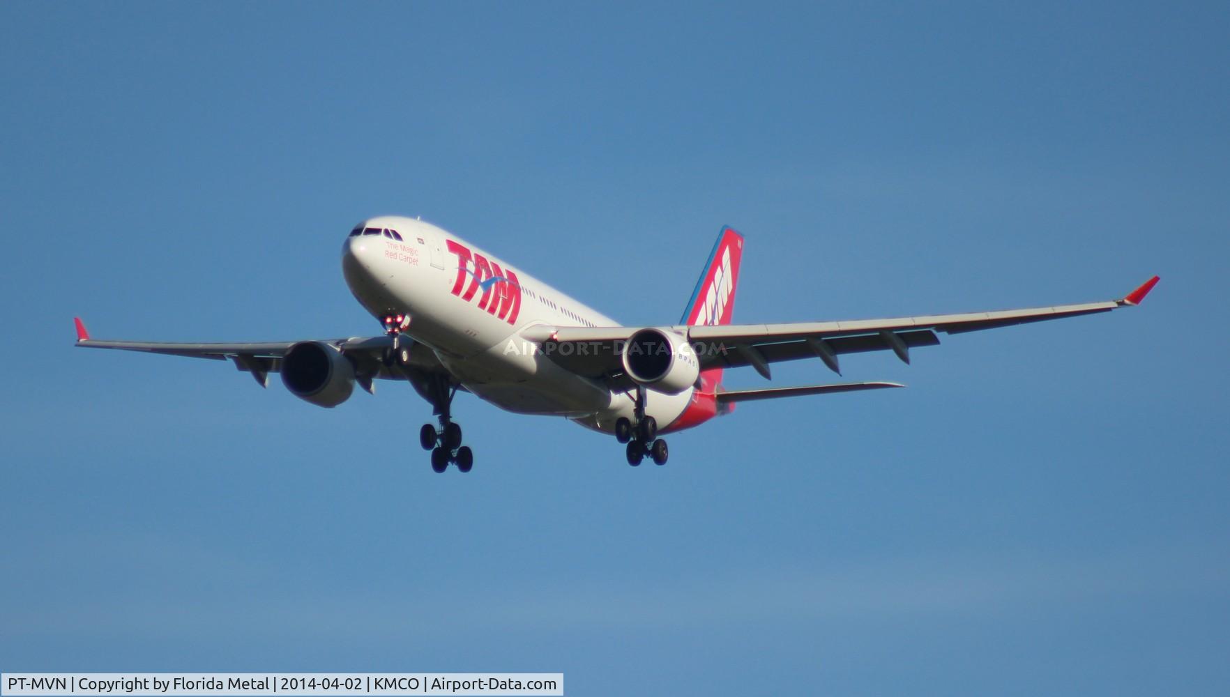 PT-MVN, 2007 Airbus A330-203 C/N 876, MCO spotting 2014