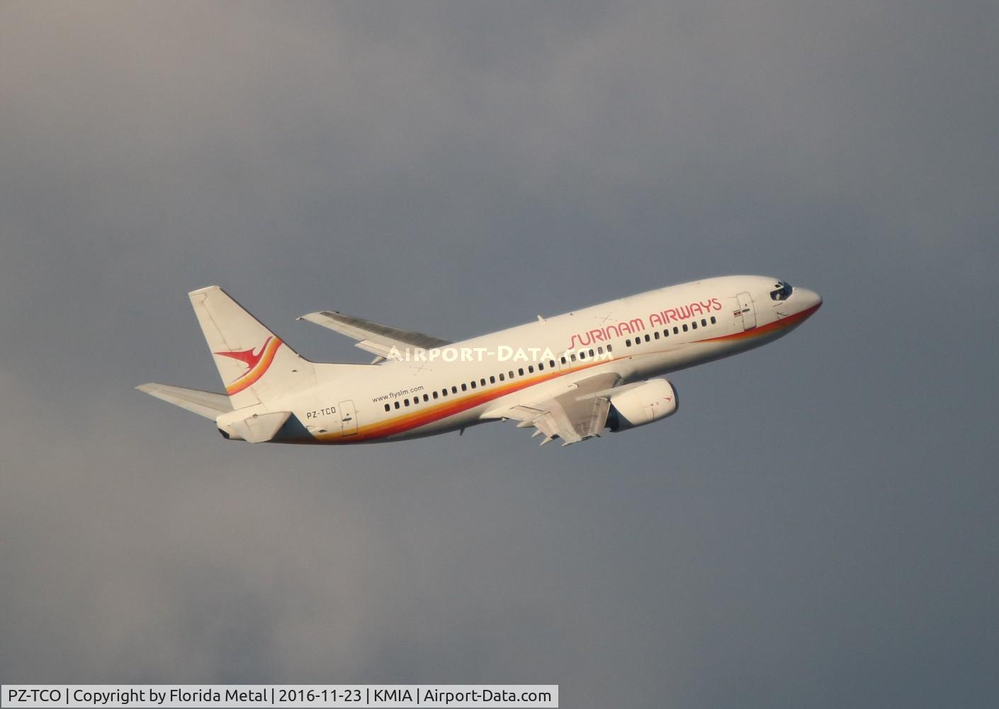 PZ-TCO, 1997 Boeing 737-36N C/N 28669, MIA spotting 2016