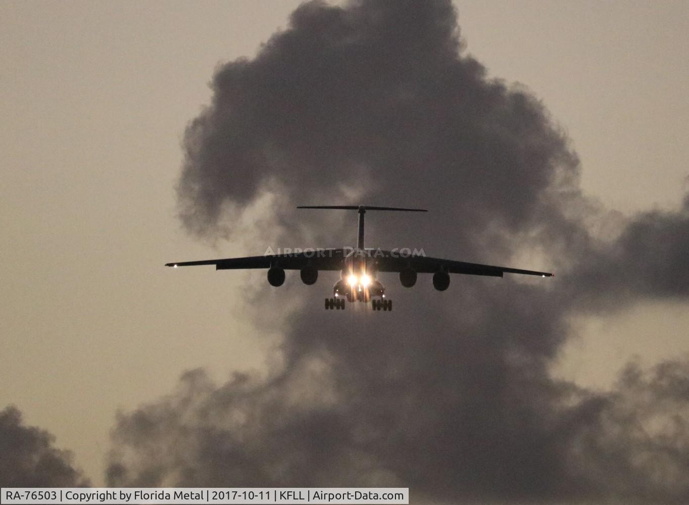 RA-76503, 2011 Ilyushin IL-76TD-90VD C/N 2093422748, FLL spotting 2017