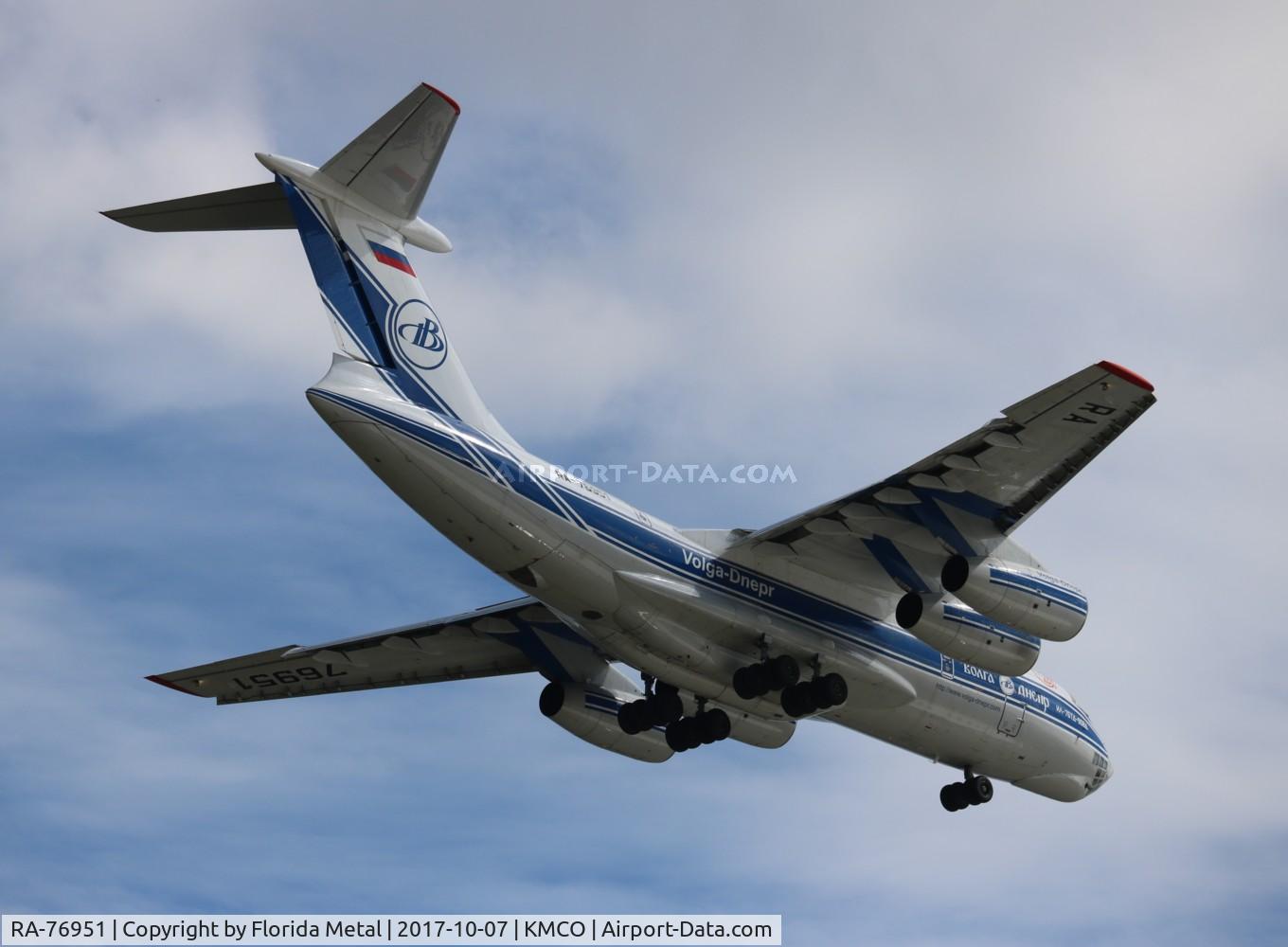 RA-76951, 2007 Ilyushin Il-76TD-90VD C/N 2073421704, MCO spotting 2017
