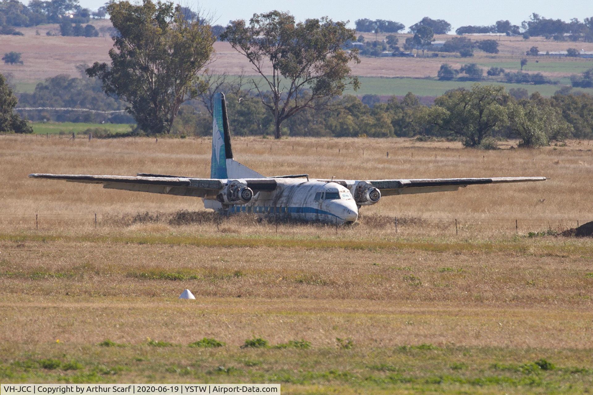 VH-JCC, 1961 Fokker F.27-700 Friendship C/N 10176, Derelict at Tamworth NSW June 2020