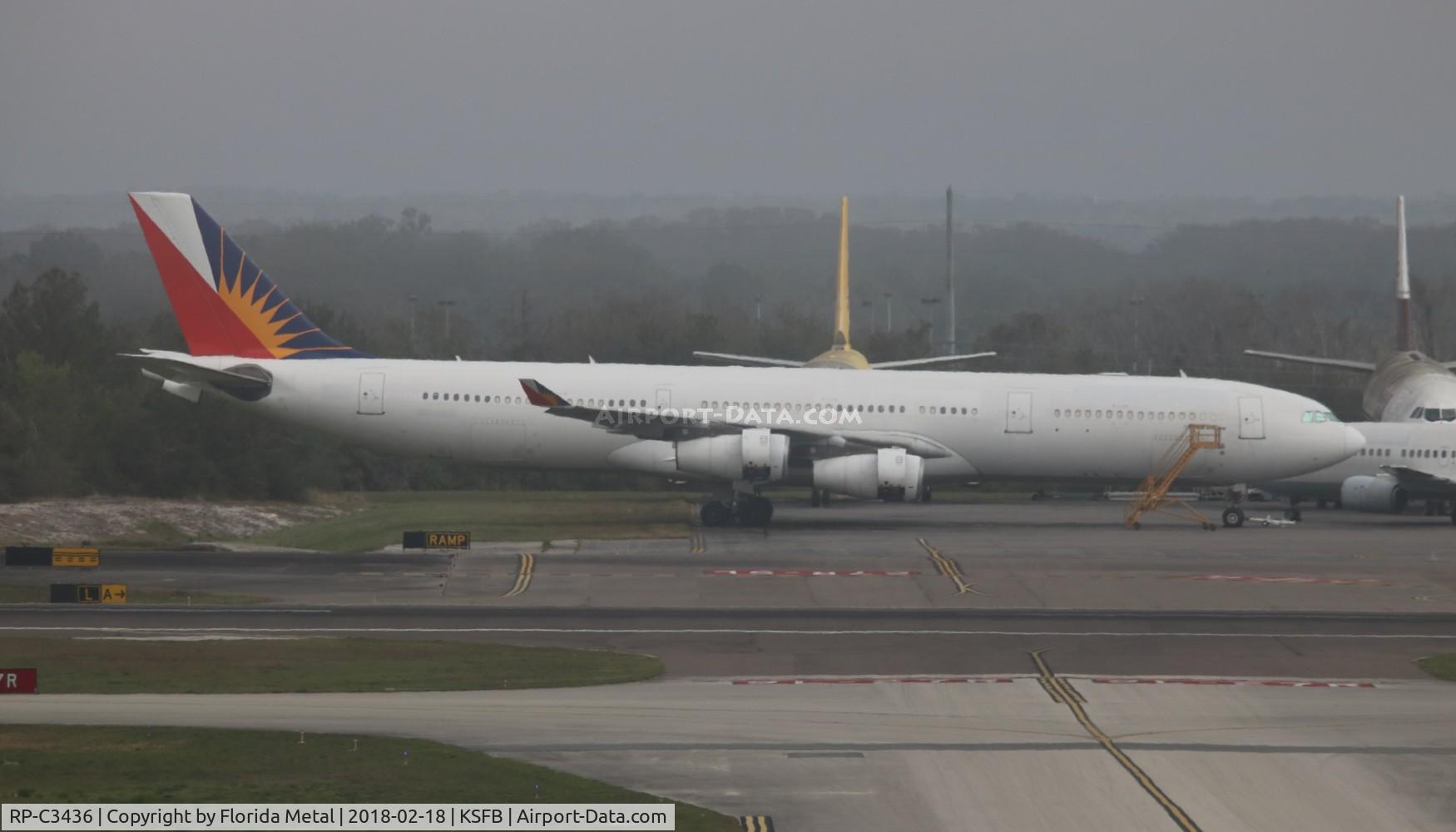 RP-C3436, 2000 Airbus A340-313 C/N 318, SFO 2018 O.F.A.
