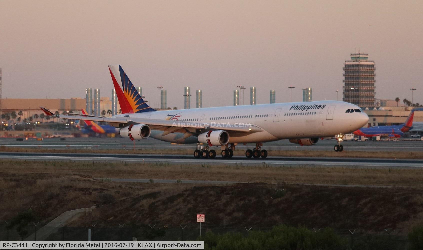RP-C3441, 2002 Airbus A340-313X C/N 474, LAX spotting 2016