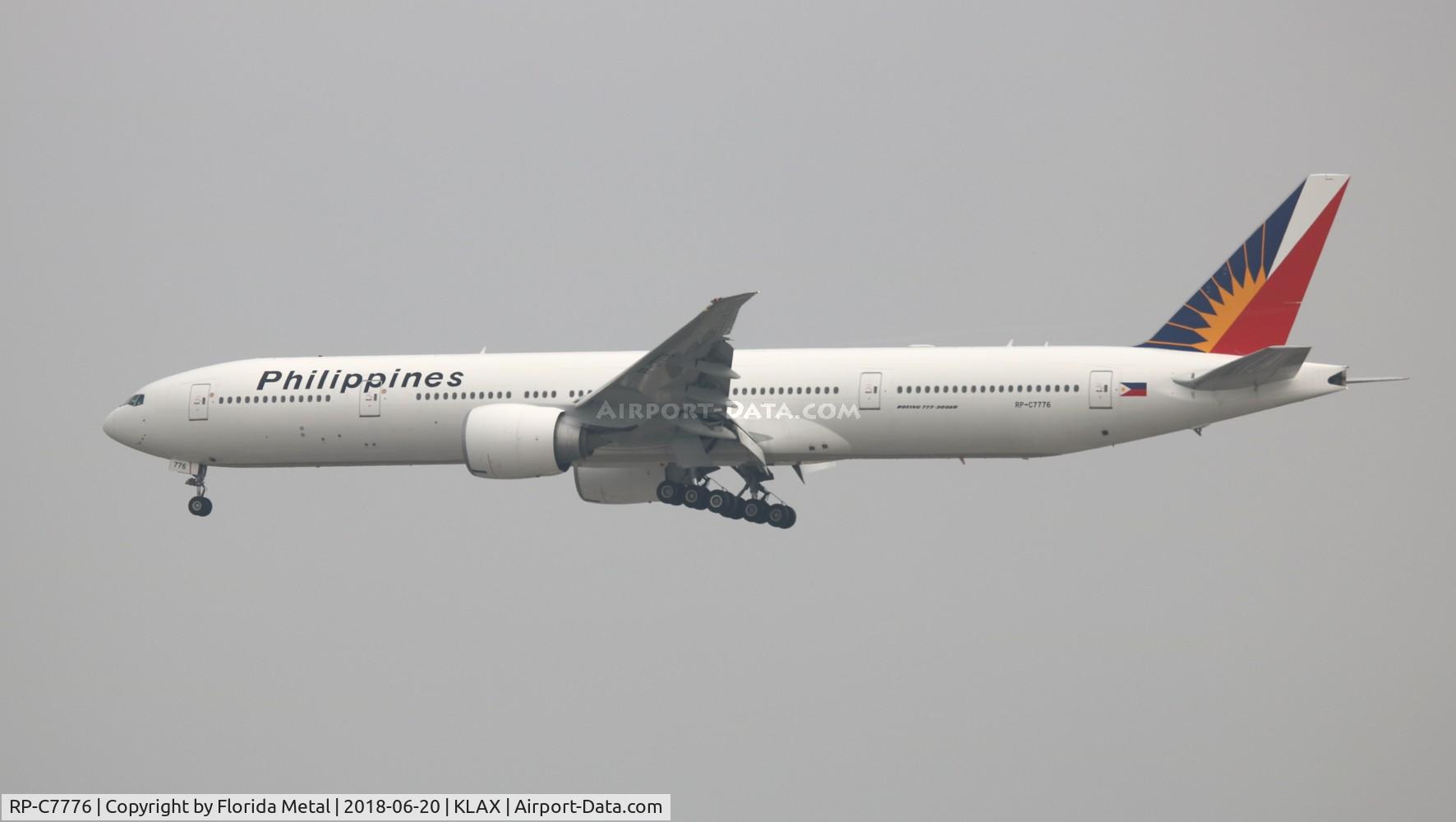 RP-C7776, 2010 Boeing 777-36N/ER C/N 37712, LAX spotting 2018