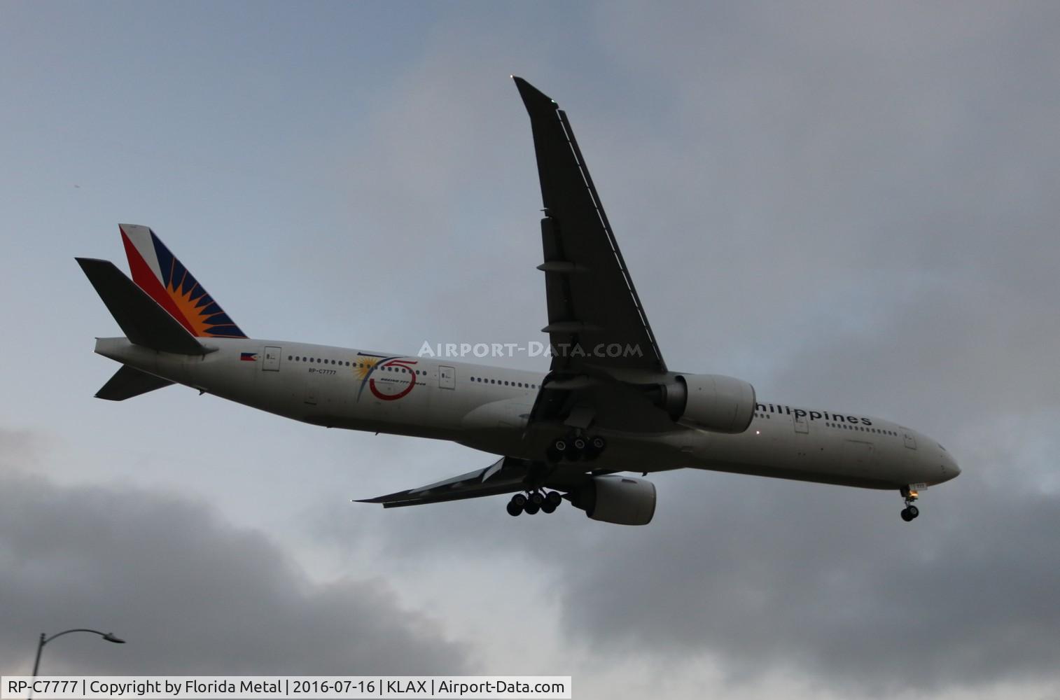 RP-C7777, 2009 Boeing 777-36N/ER C/N 37709, LAX spotting 2016