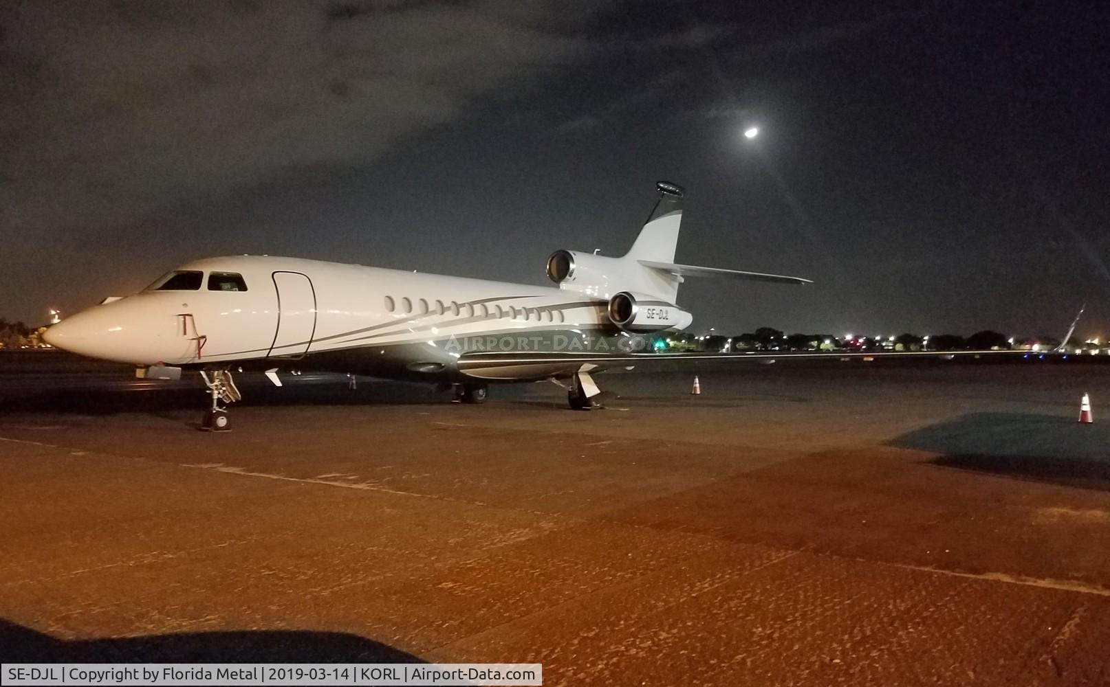 SE-DJL, 2008 Dassault Falcon 7X C/N 040, ORL spotting 2019