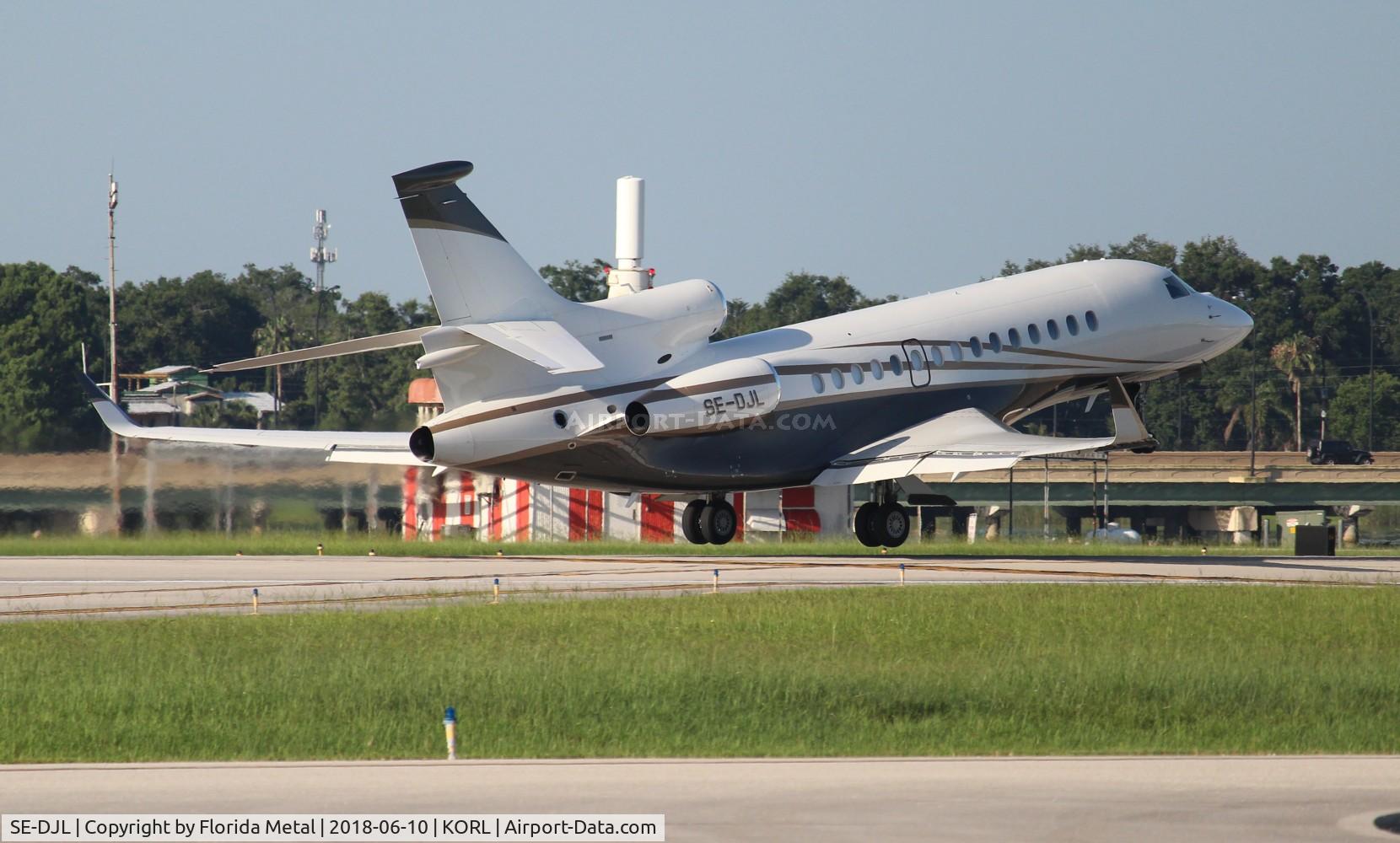 SE-DJL, 2008 Dassault Falcon 7X C/N 040, ORL spotting 2018