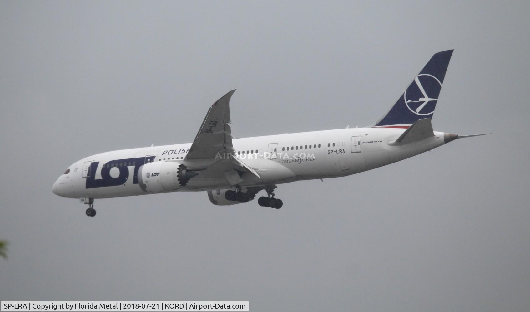 SP-LRA, 2012 Boeing 787-8 Dreamliner C/N 35938, ORD spotting 2018