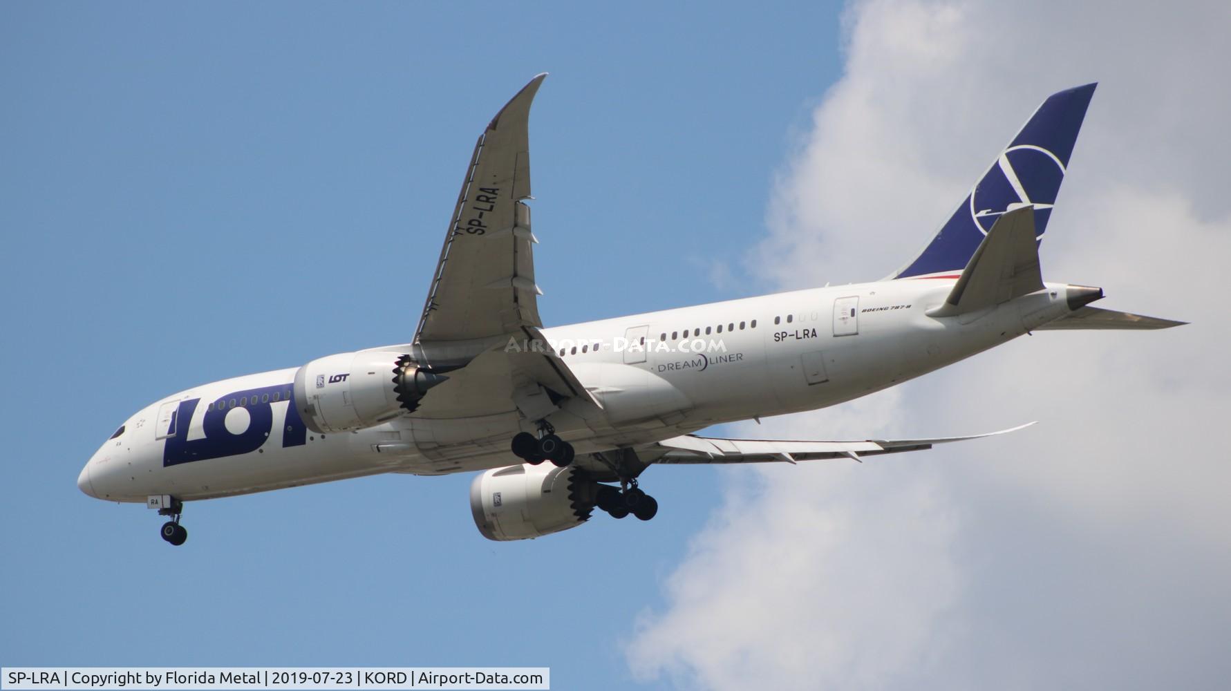 SP-LRA, 2012 Boeing 787-8 Dreamliner C/N 35938, ORD spotting 2019